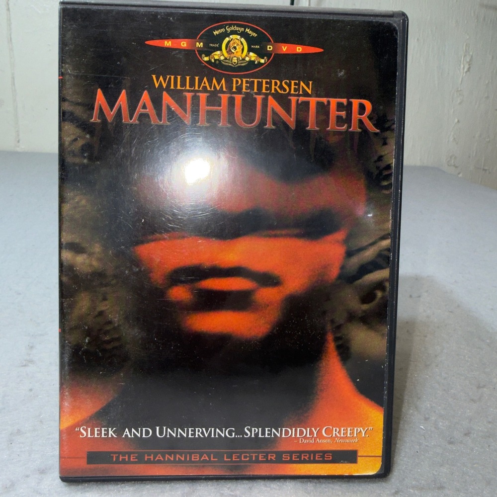 Manhunter DVD 1986‎ Michael Mann William Petersen Hannibal Lecter Series MGM R